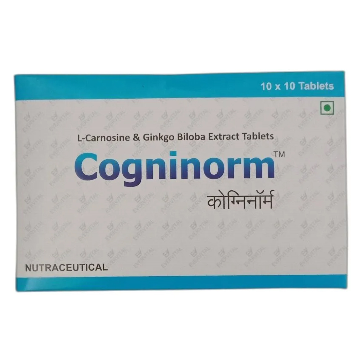 Cogninorm Tablet 10's, Pack of 10 TabletS Cogninorm Tablet 10's, Pack of 10 TabletS