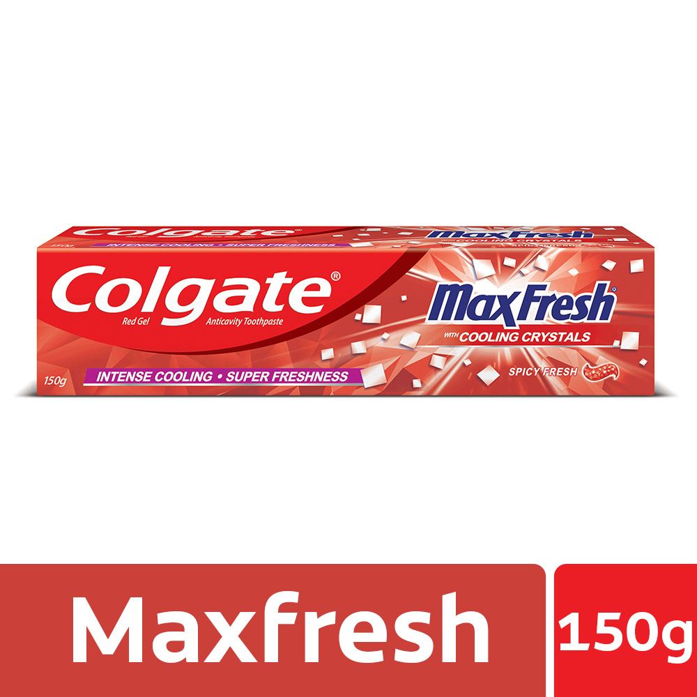 Colgate MaxFresh Red Gel Spicy Fresh Toothpaste, 150 gm, Pack of 1 Colgate MaxFresh Red Gel Spicy Fresh Toothpaste, 150 gm, Pack of 1