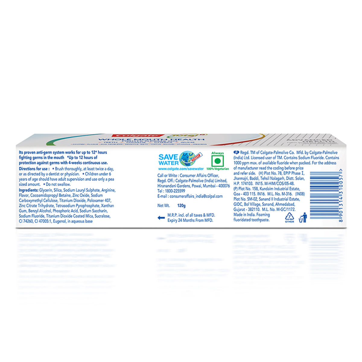 Colgate Total Advanced Health Toothpaste, 120 gm, Pack of 1 Colgate Total Advanced Health Toothpaste, 120 gm, Pack of 1