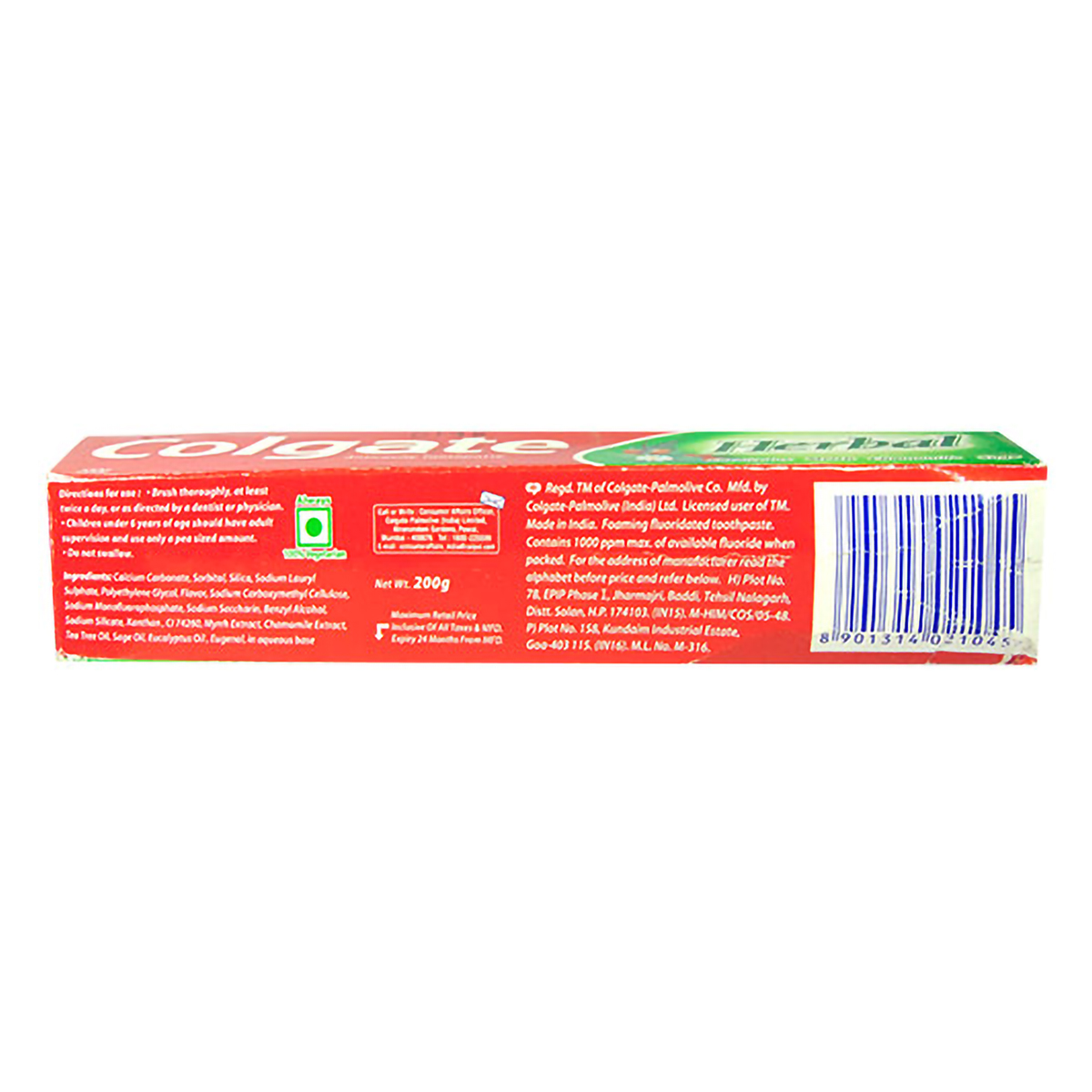 Colgate Herbal Toothpaste, 200 gm, Pack of 1 Colgate Herbal Toothpaste, 200 gm, Pack of 1