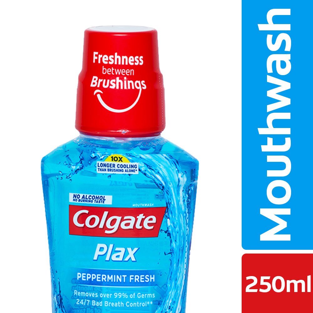 Colgate Plax Peppermint Fresh Mouthwash, 250 ml, Pack of 1 Colgate Plax Peppermint Fresh Mouthwash, 250 ml, Pack of 1