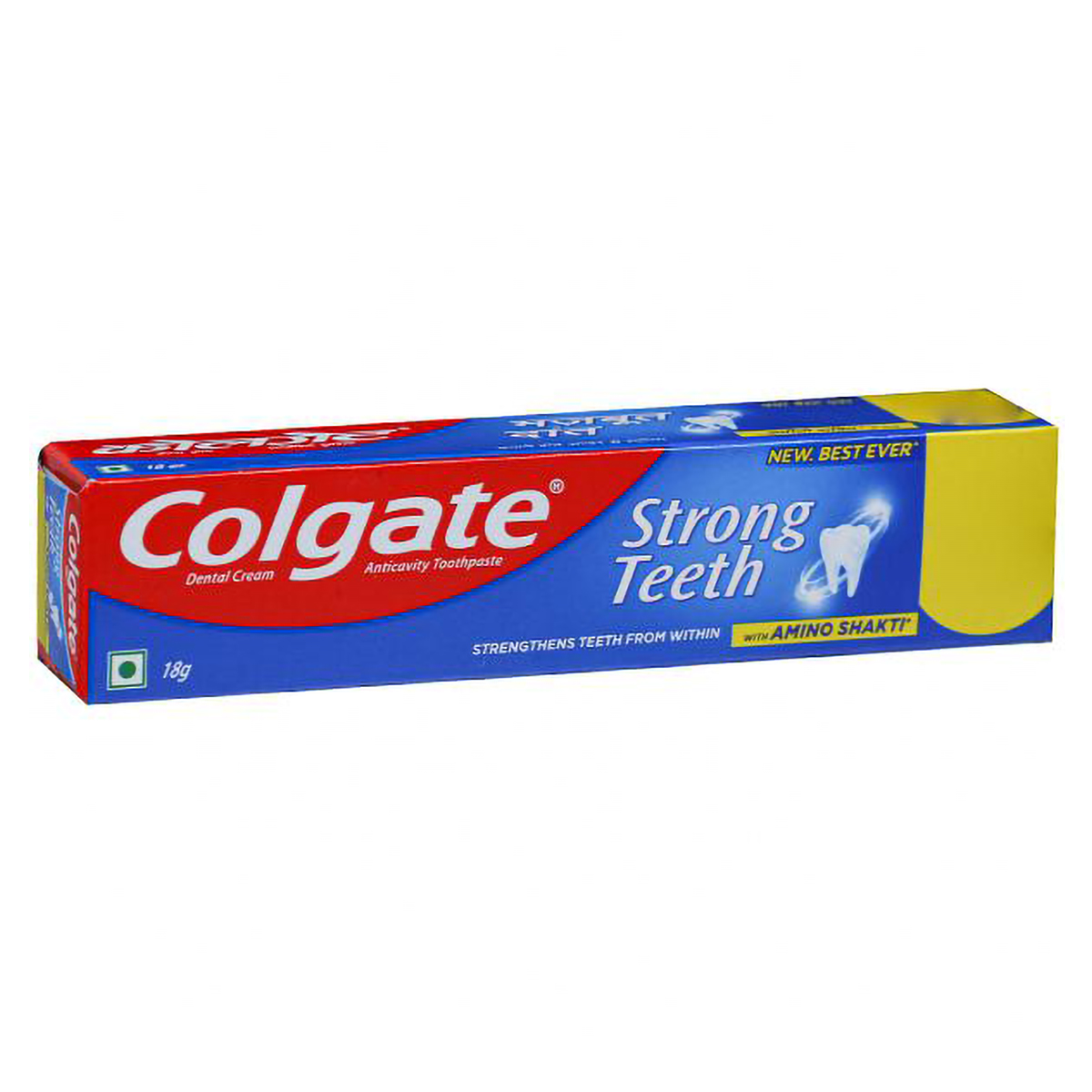 Colgate Strong Teeth Dental Cream ToothPaste, 18 gm, Pack of 1 Colgate Strong Teeth Dental Cream ToothPaste, 18 gm, Pack of 1