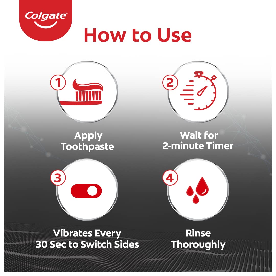 Colgate Proclinical 150 Charcoal Battery Sonic Electric Toothbrush, 1 Count, Pack of 1 Colgate Proclinical 150 Charcoal Battery Sonic Electric Toothbrush, 1 Count, Pack of 1