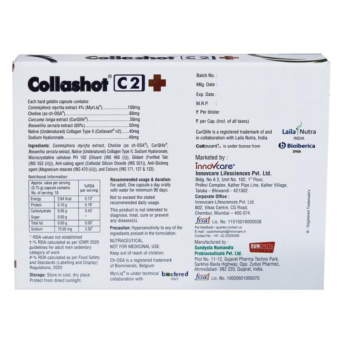 Collashot C2 Plus Capsule 10's, Pack of 10 Collashot C2 Plus Capsule 10's, Pack of 10