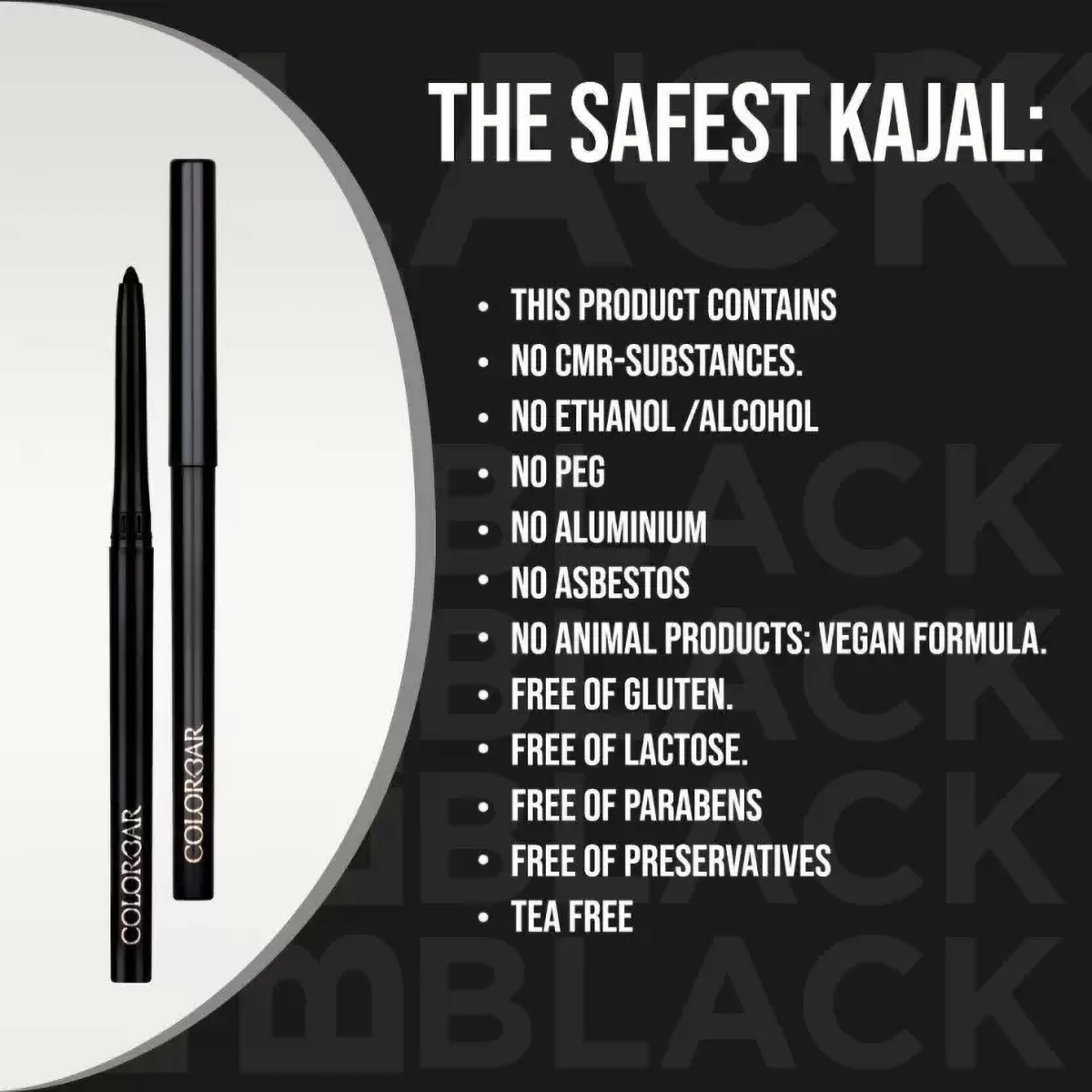 Colorbar Intensely Rich Kajal Black, 0.3 gm, Pack of 1 Colorbar Intensely Rich Kajal Black, 0.3 gm, Pack of 1