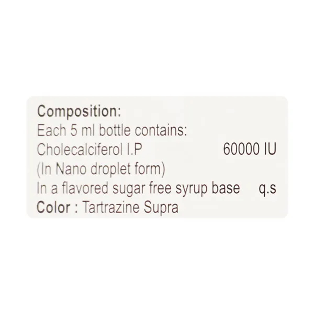 Com-D3 Solution 5 ml, Pack of 1 Com-D3 Solution 5 ml, Pack of 1