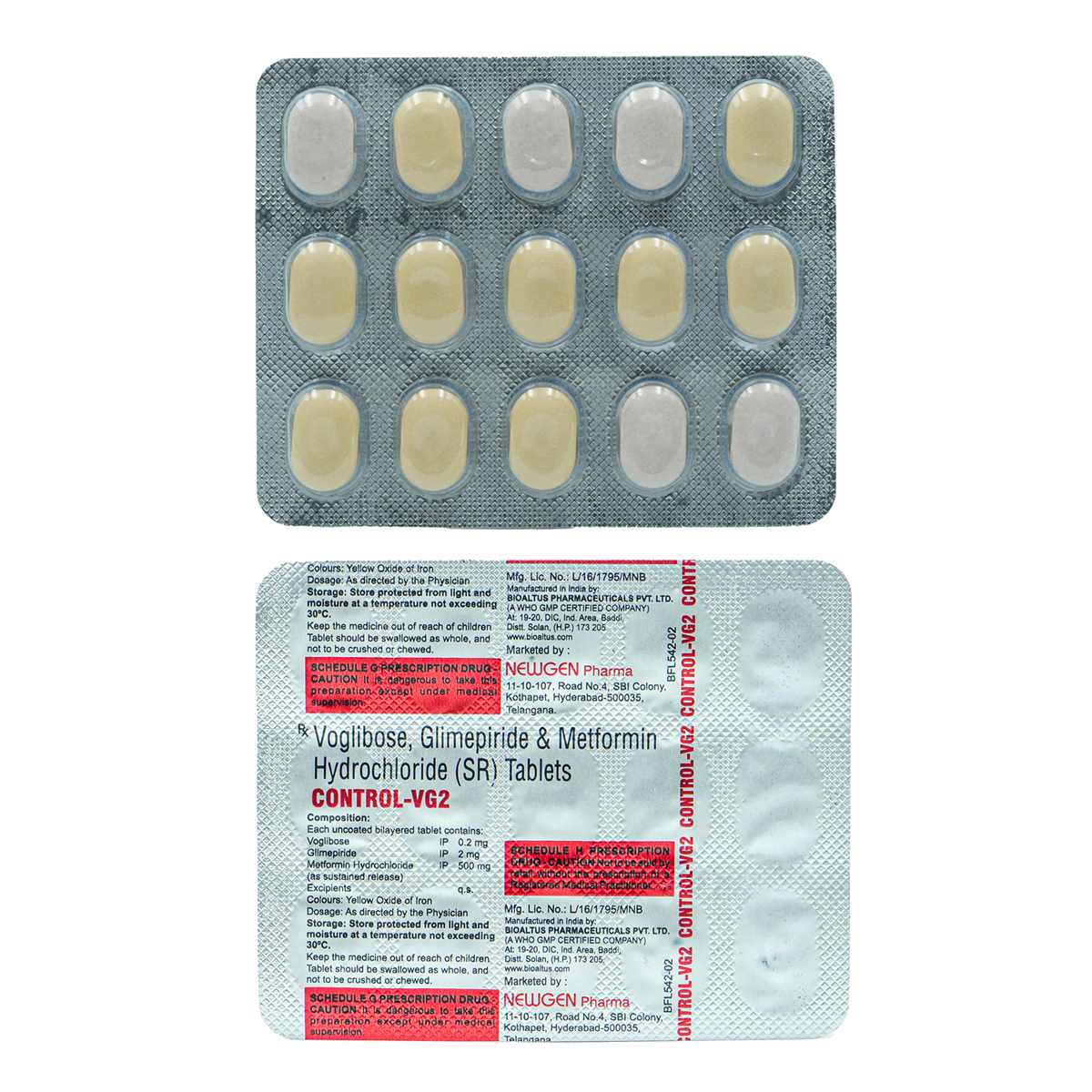 Control-VG2 Tablet 15's, Pack of 15 TabletS Control-VG2 Tablet 15's, Pack of 15 TabletS