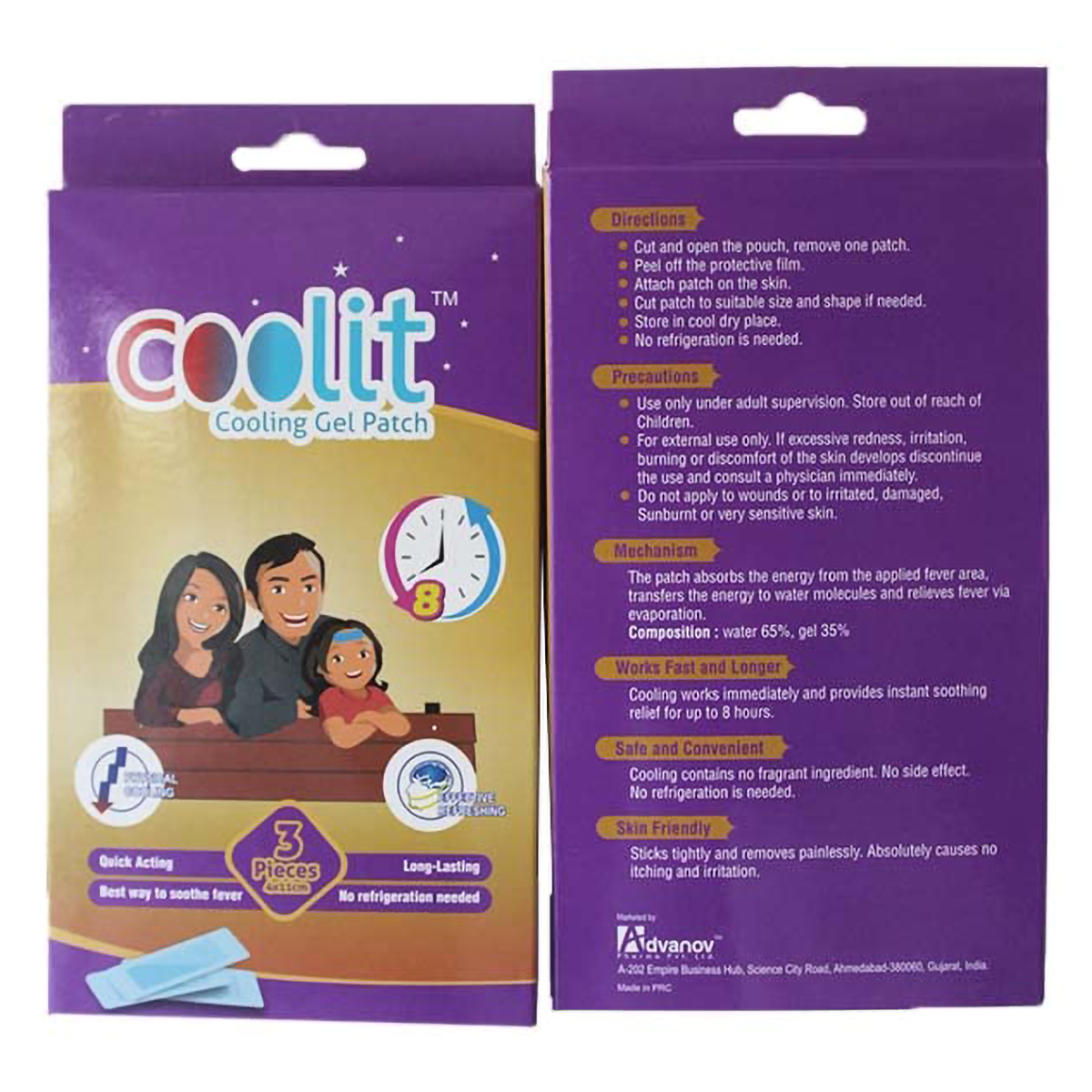 Coolit Cooling Gel Patch, 3 Count, Pack of 1 Coolit Cooling Gel Patch, 3 Count, Pack of 1