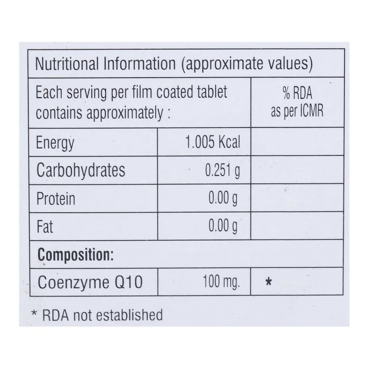 Coqueen 100 mg Tablet 10's, Pack of 10 TabletS Coqueen 100 mg Tablet 10's, Pack of 10 TabletS