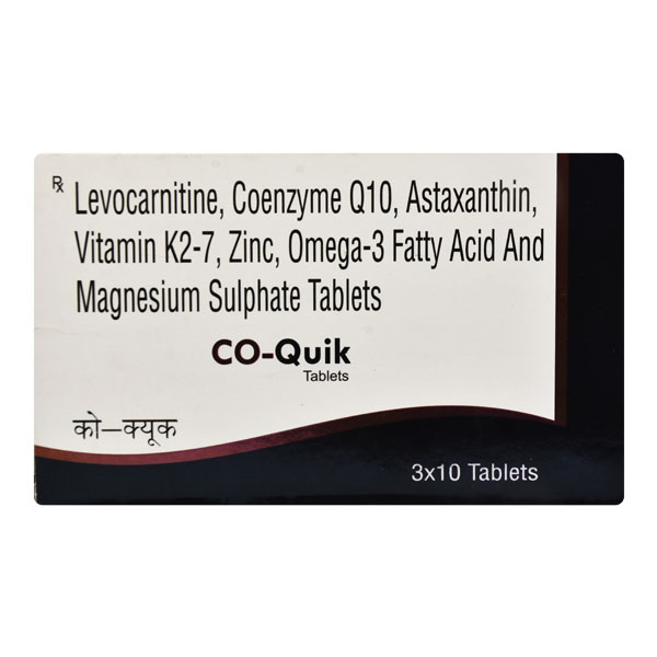 CO-Quik Tablet 10's, Pack of 10 CO-Quik Tablet 10's, Pack of 10