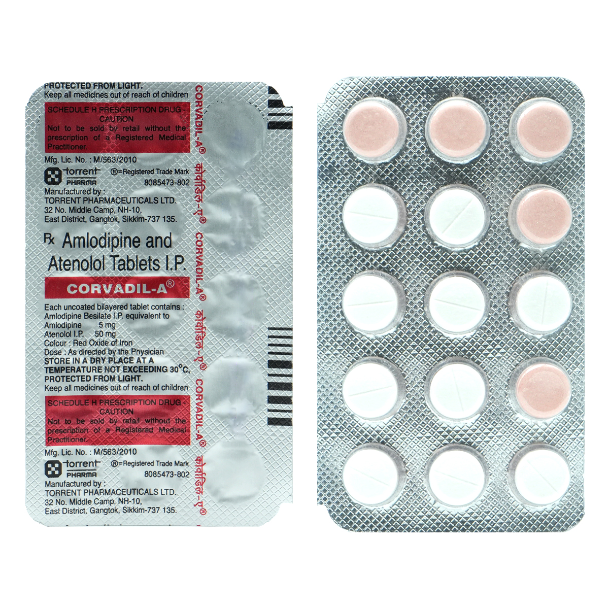 Corvadil A Tablet 15's, Pack of 15 TABLETS Corvadil A Tablet 15's, Pack of 15 TABLETS
