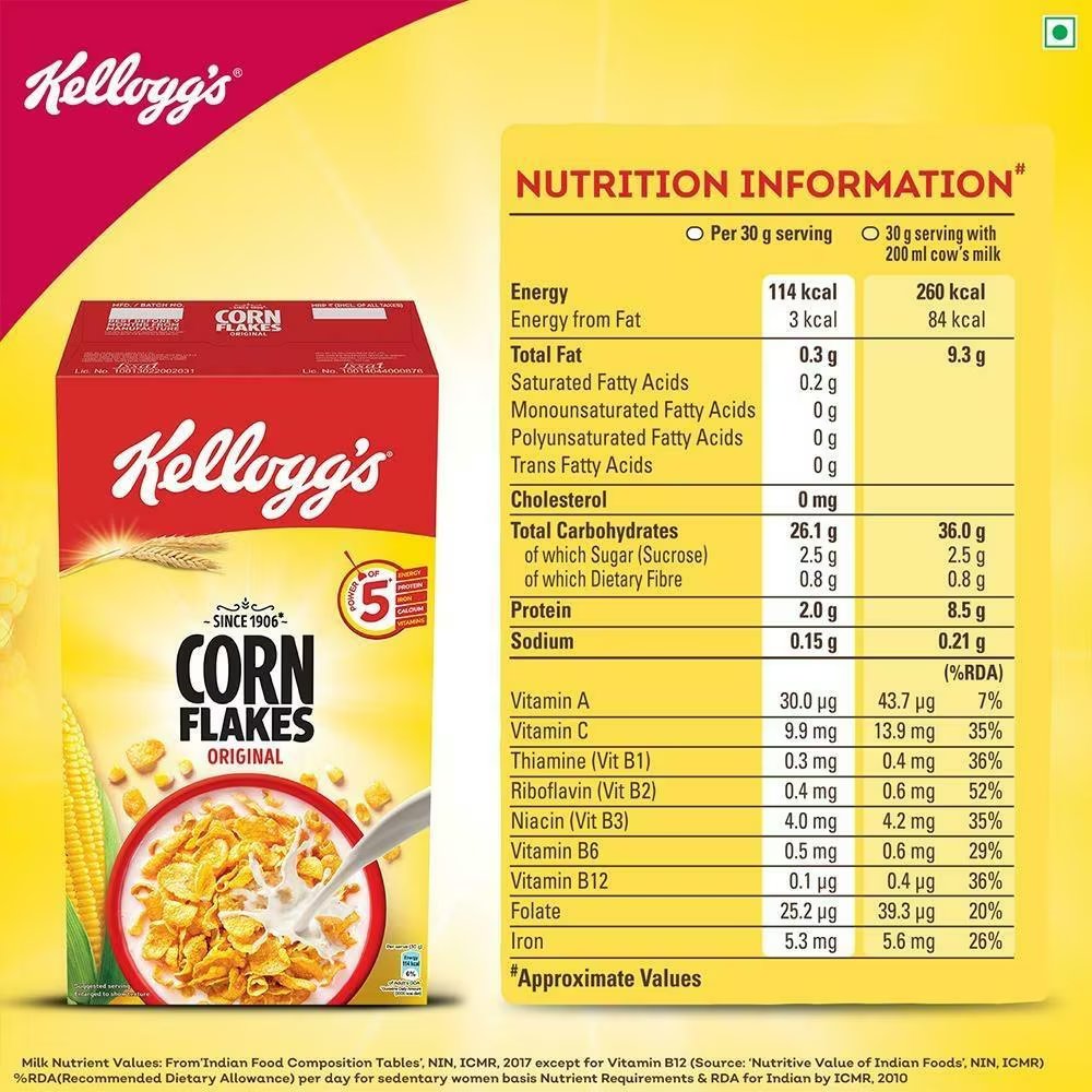 Corn Flakes - 475Grm, Pack of 1 Corn Flakes - 475Grm, Pack of 1