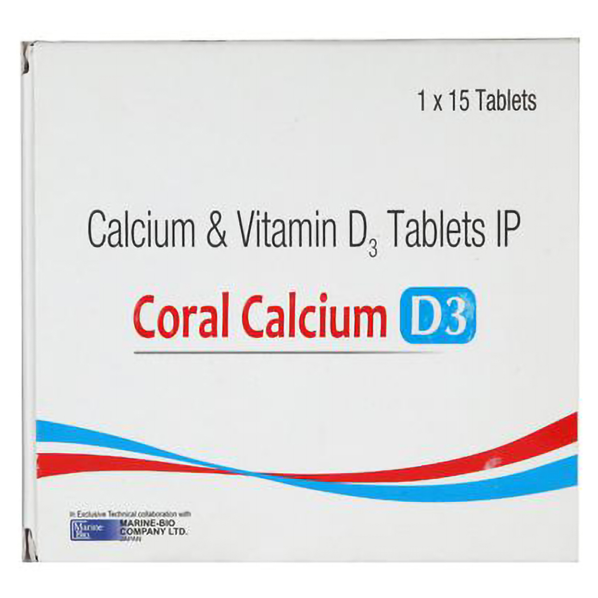 Coral Calcium D3 Tablet 15's, Pack of 15 TABLETS Coral Calcium D3 Tablet 15's, Pack of 15 TABLETS
