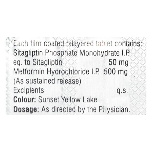 Corsita M 50 mg/500 mg Tablet 10's, Pack of 10 TabletS Corsita M 50 mg/500 mg Tablet 10's, Pack of 10 TabletS