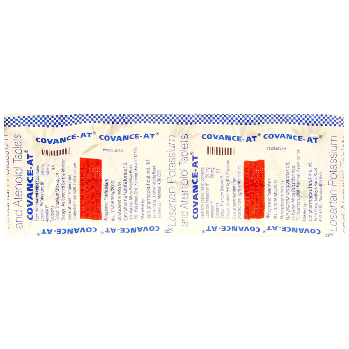 Covance-AT Tablet 10's, Pack of 10 TabletS Covance-AT Tablet 10's, Pack of 10 TabletS