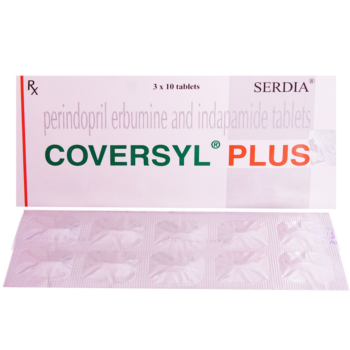 Coversyl Plus Tablet 10's, Pack of 10 Coversyl Plus Tablet 10's, Pack of 10