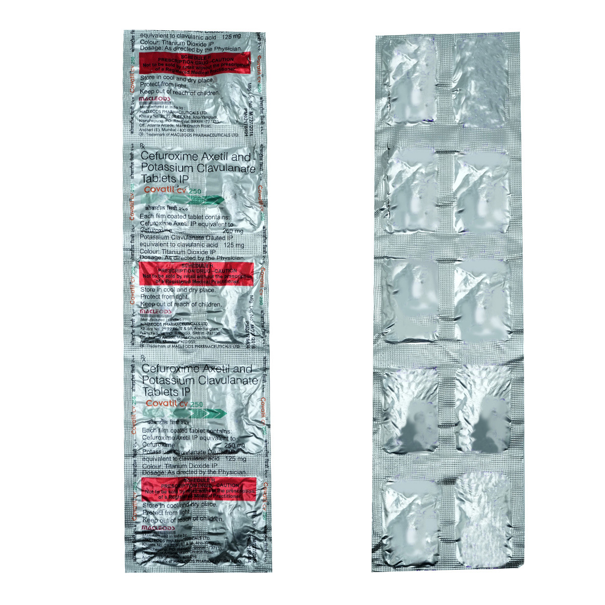 Covatil CV 250 Tablet 10's, Pack of 10 TabletS Covatil CV 250 Tablet 10's, Pack of 10 TabletS