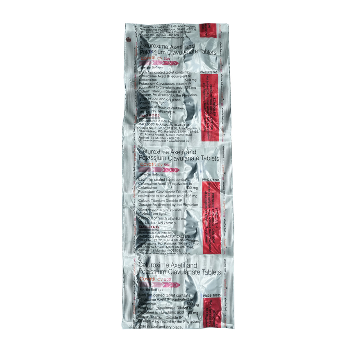 Covatil CV 500 Tablet 10's, Pack of 10 TabletS Covatil CV 500 Tablet 10's, Pack of 10 TabletS