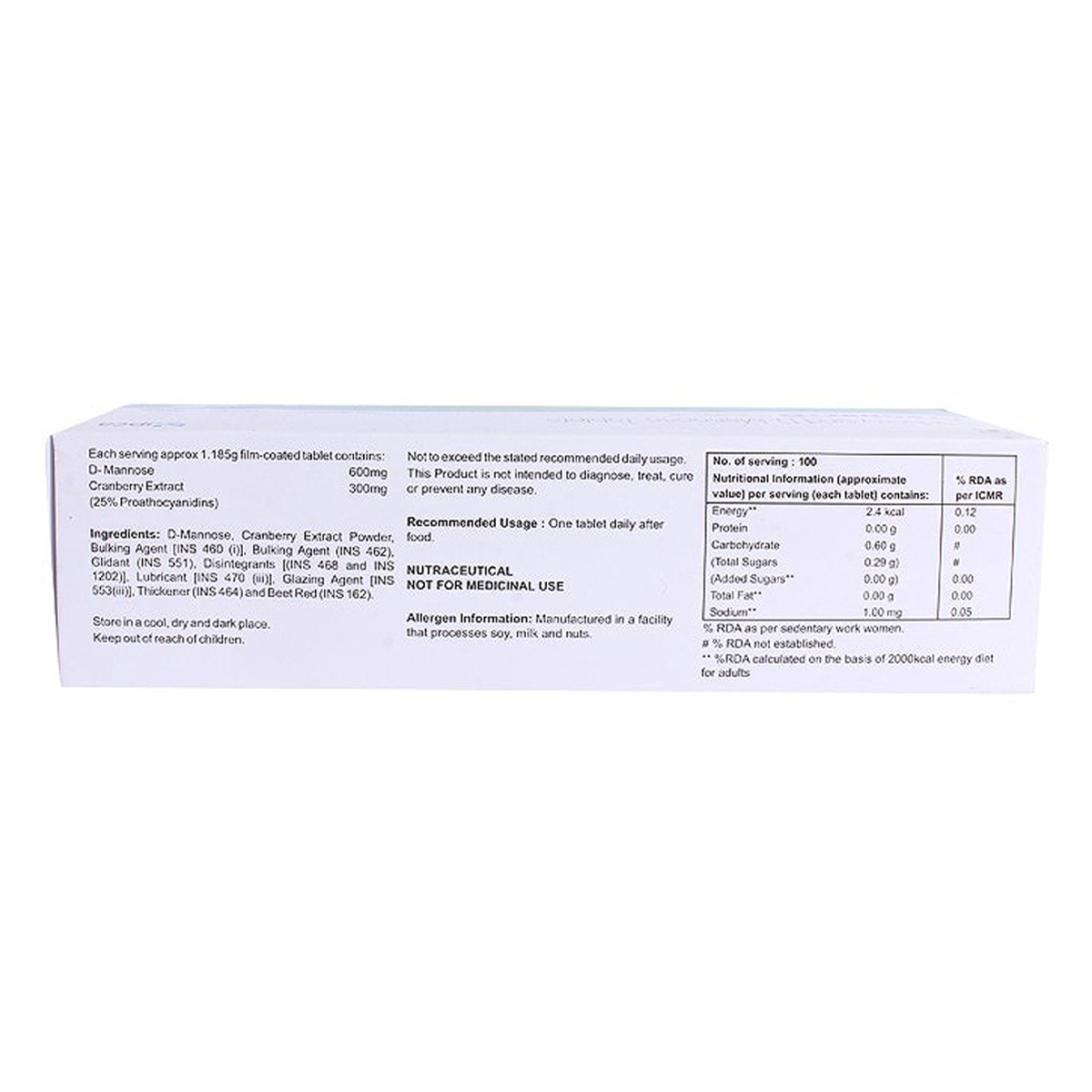 Cranpac D Tablet 10's, Pack of 10 TABLETS Cranpac D Tablet 10's, Pack of 10 TABLETS