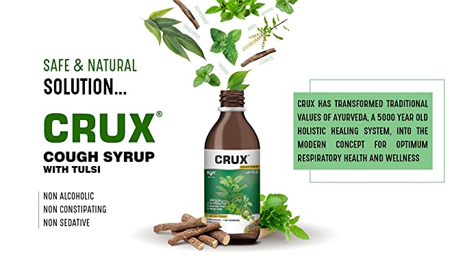 Crux Cough Syrup, 100 ml, Pack of 1 Crux Cough Syrup, 100 ml, Pack of 1