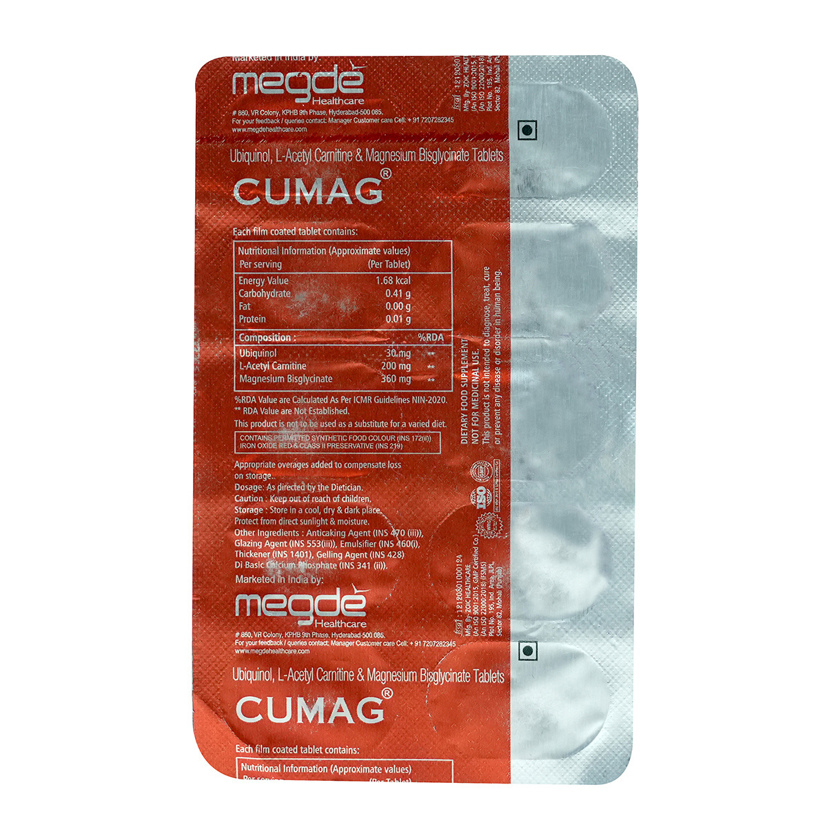 Buy Cumag Tablet 10's Online