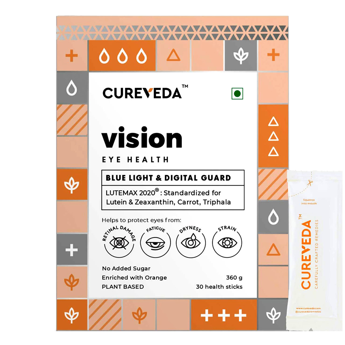 Cureveda Vision Eye Health, 360 gm, Pack of 1