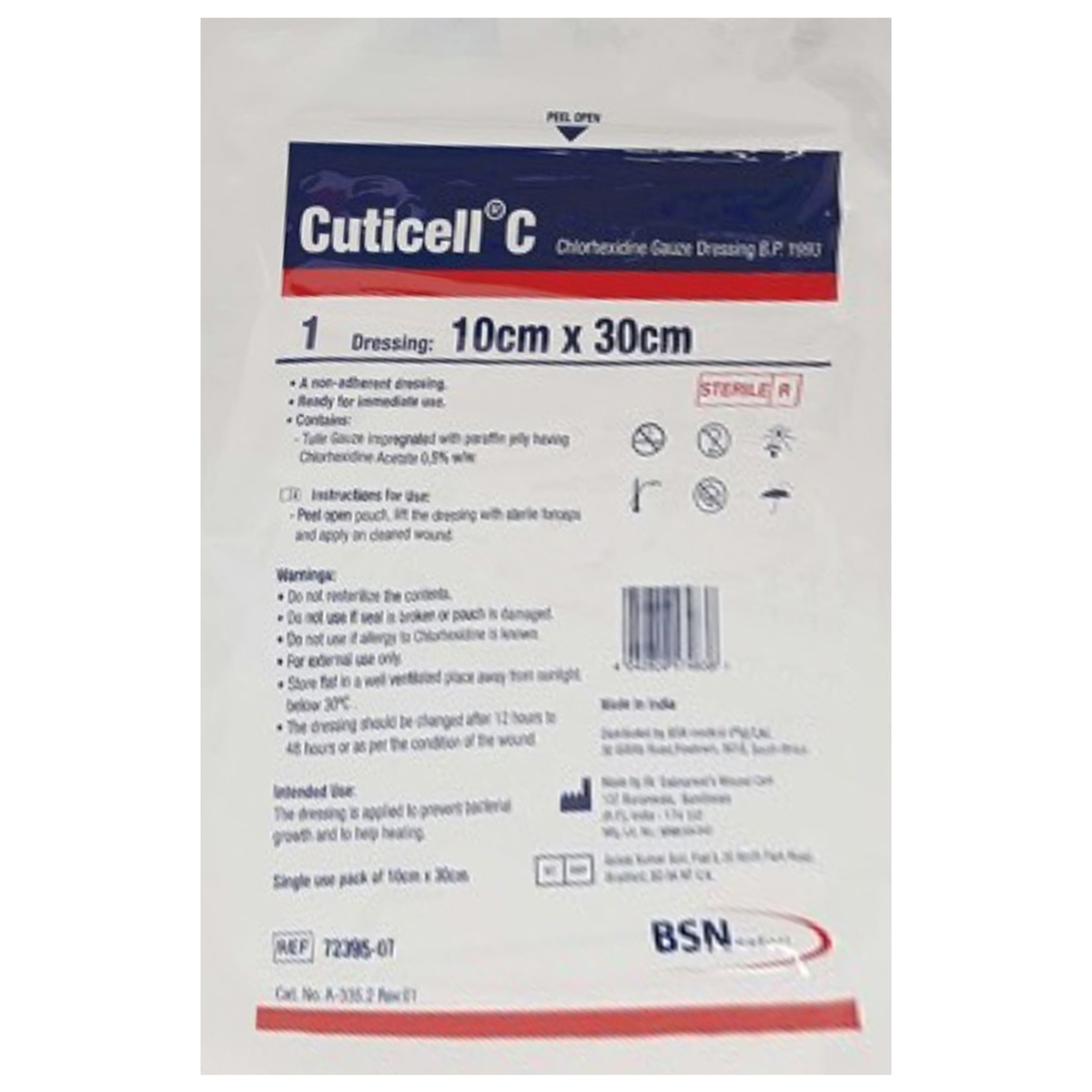 Cuticell-C 10cm x 30cm, 1 Count, Pack of 1