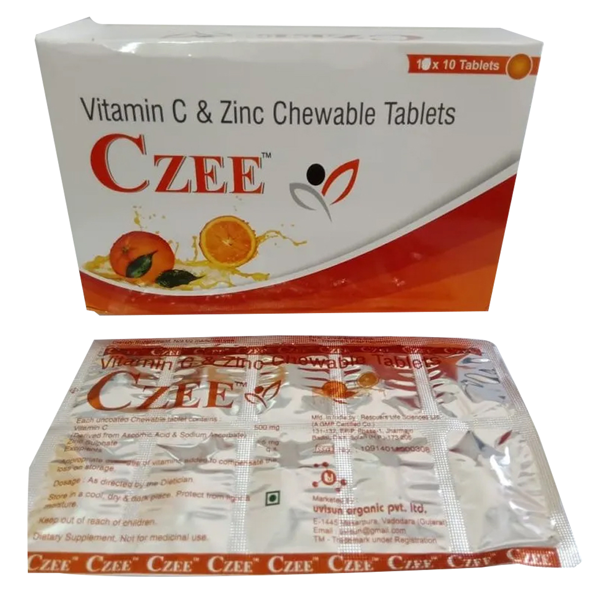 Czee Chewable Tablet 10's, Pack of 10 Chewable TabletS Czee Chewable Tablet 10's, Pack of 10 Chewable TabletS