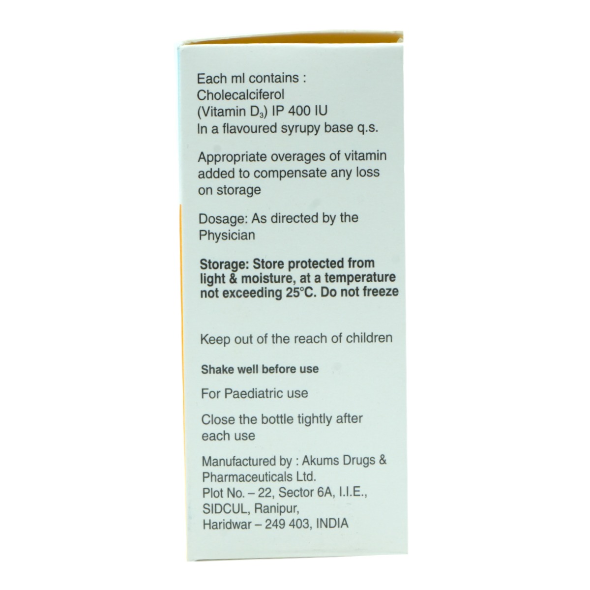 D3 Baby Oral Drops 30 ml, Pack of 1 D3 Baby Oral Drops 30 ml, Pack of 1