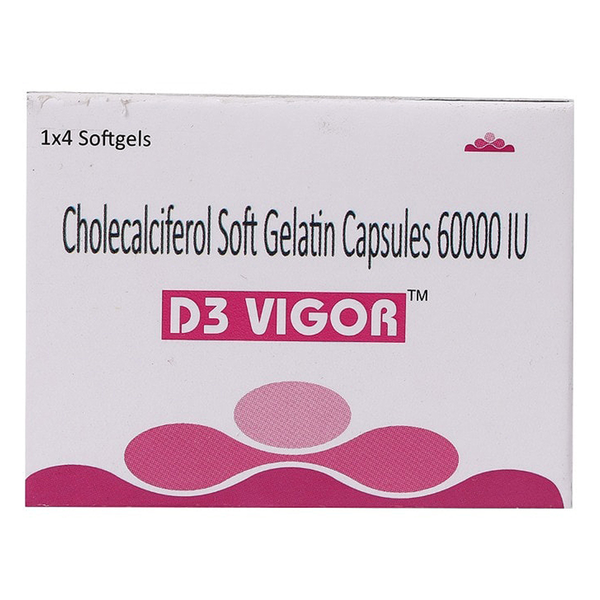 D3 Vigor Capsule 4's, Pack of 1 D3 Vigor Capsule 4's, Pack of 1