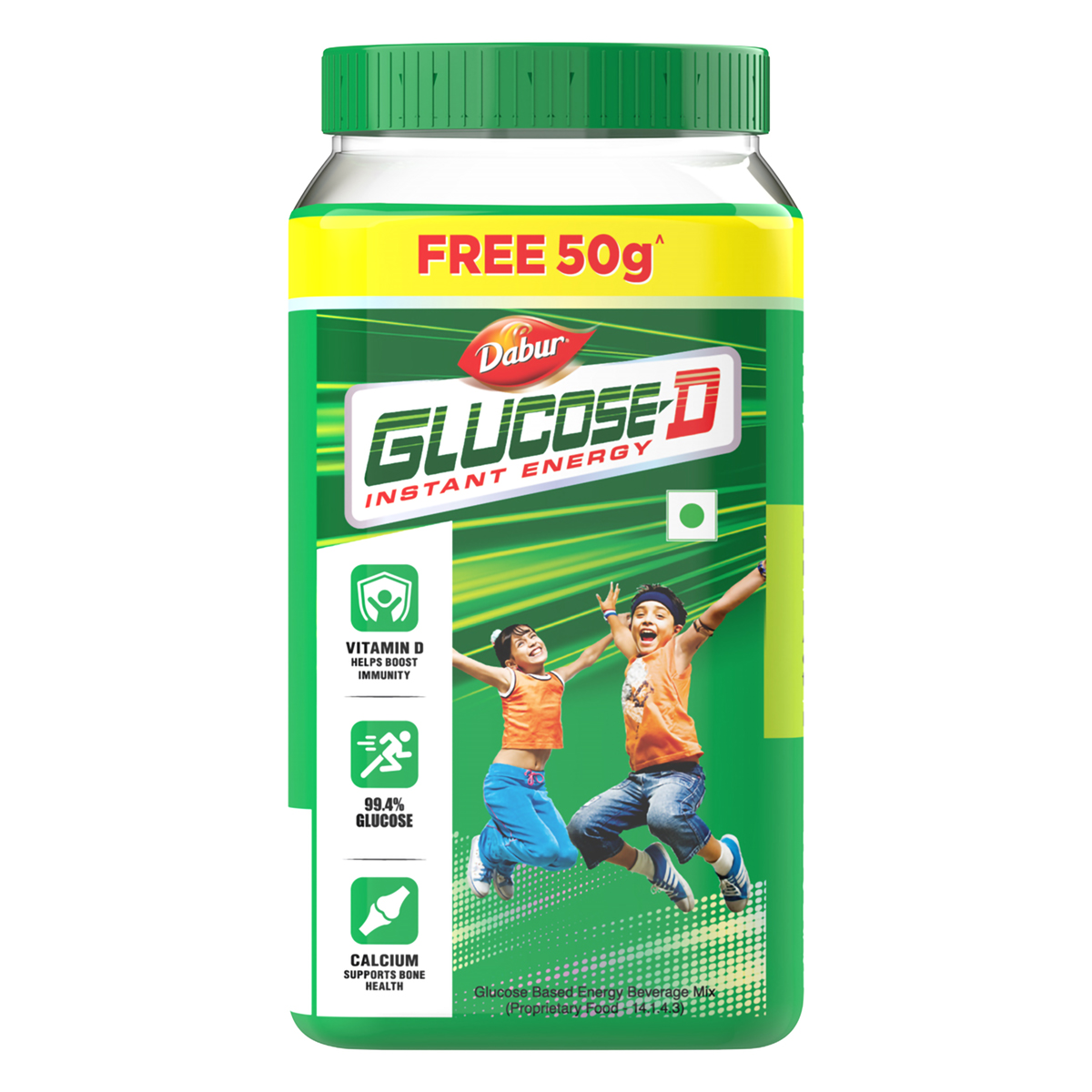 Dabur Glucose-D Instant Energy Powder, 500 gm, Pack of 1 Dabur Glucose-D Instant Energy Powder, 500 gm, Pack of 1
