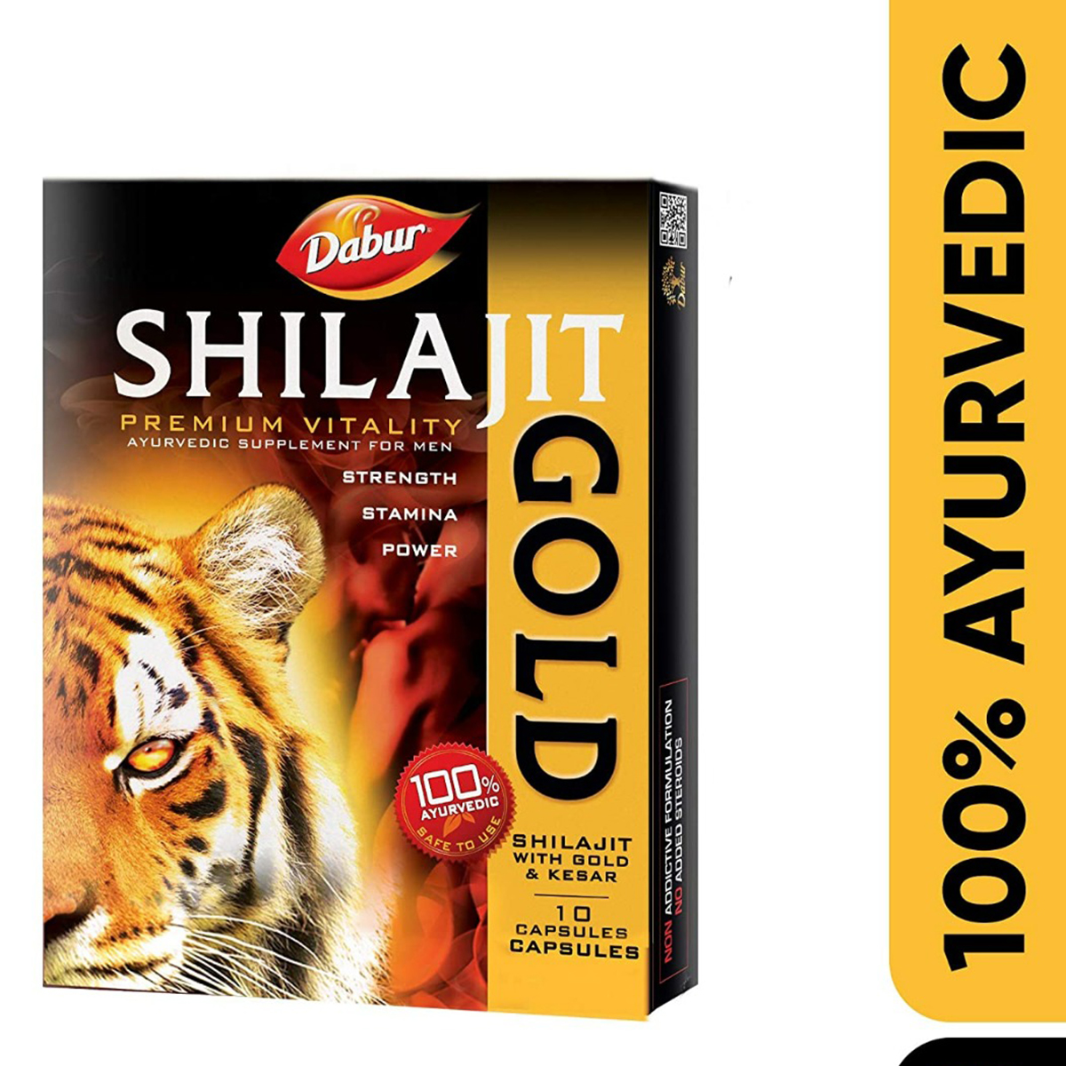 Dabur Shilajit Gold, 10 Capsules, Pack of 1