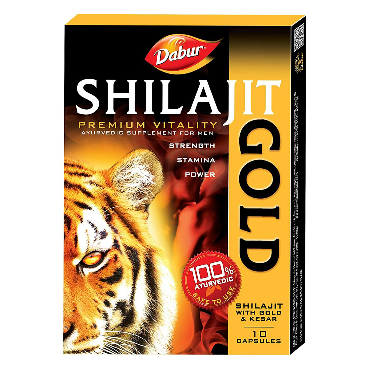 Dabur Shilajit Gold, 10 Capsules, Pack of 1 Dabur Shilajit Gold, 10 Capsules, Pack of 1