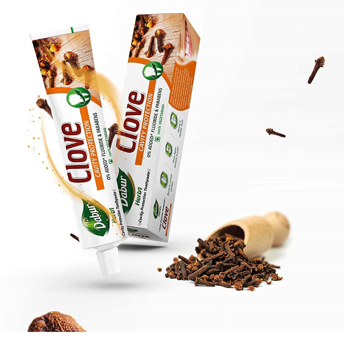 Dabur Herb'l Clove Cavity Protection Toothpaste, 100 gm, Pack of 1 Dabur Herb'l Clove Cavity Protection Toothpaste, 100 gm, Pack of 1