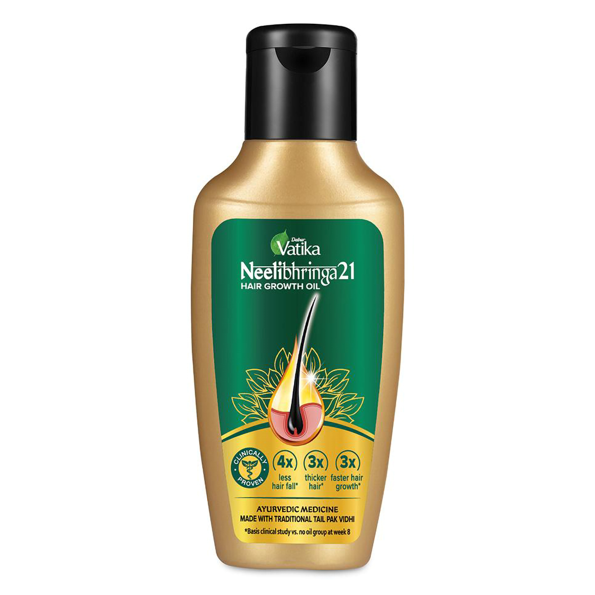 Dabur Vatika Neelibhringa 21 Hair Growth Oil, 50 ml, Pack of 1 Dabur Vatika Neelibhringa 21 Hair Growth Oil, 50 ml, Pack of 1