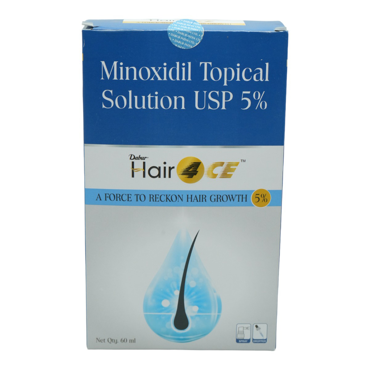 Dabur Hair 4 CE 5% Solution 60 ml, Pack of 1 SOLUTION Dabur Hair 4 CE 5% Solution 60 ml, Pack of 1 SOLUTION