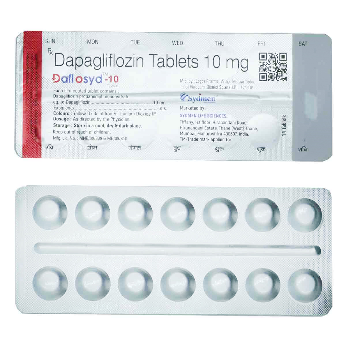 Daflosyd-10 Tablet 14 's, Pack of 14 TABLETS Daflosyd-10 Tablet 14 's, Pack of 14 TABLETS