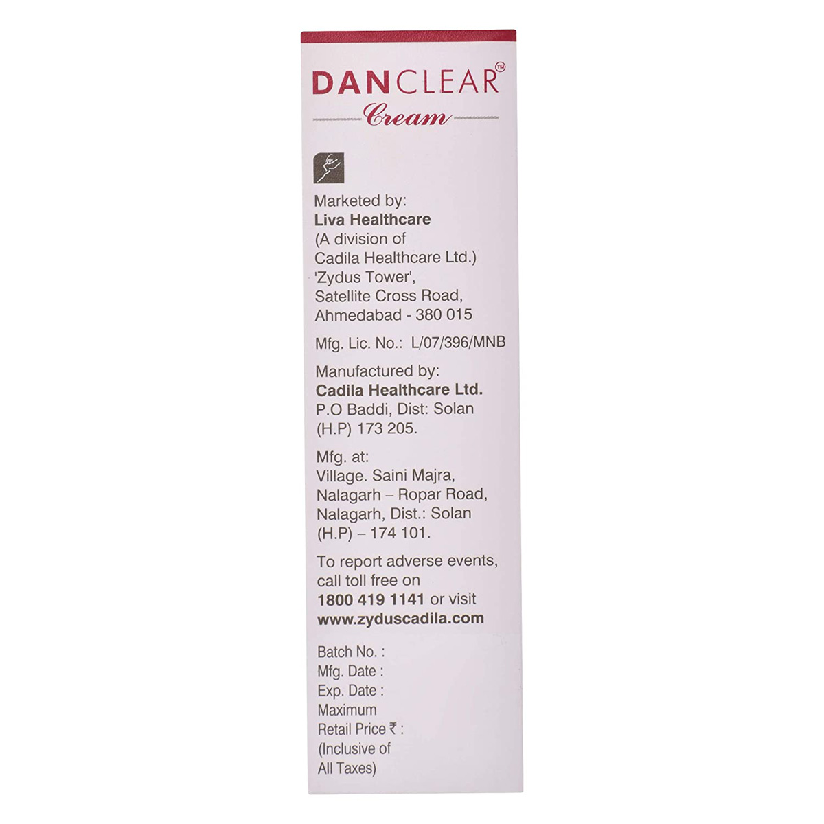 Danclear Cream 50 gm, Pack of 1 CREAM Danclear Cream 50 gm, Pack of 1 CREAM