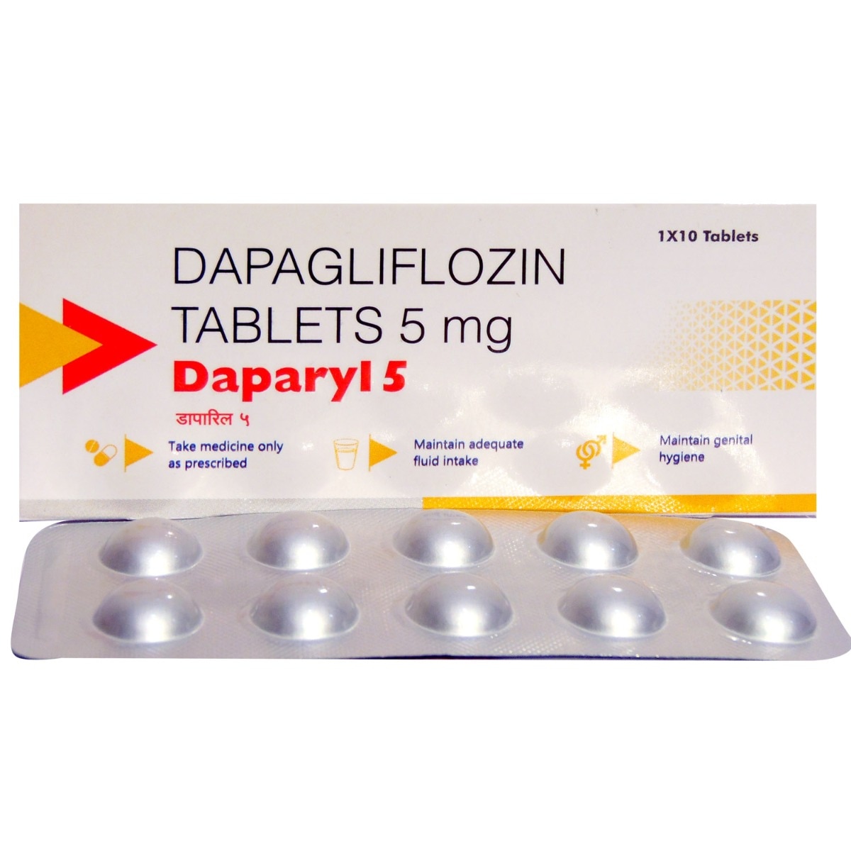 Daparyl 5 mg Tablet 10's, Pack of 10 TABLETS Daparyl 5 mg Tablet 10's, Pack of 10 TABLETS