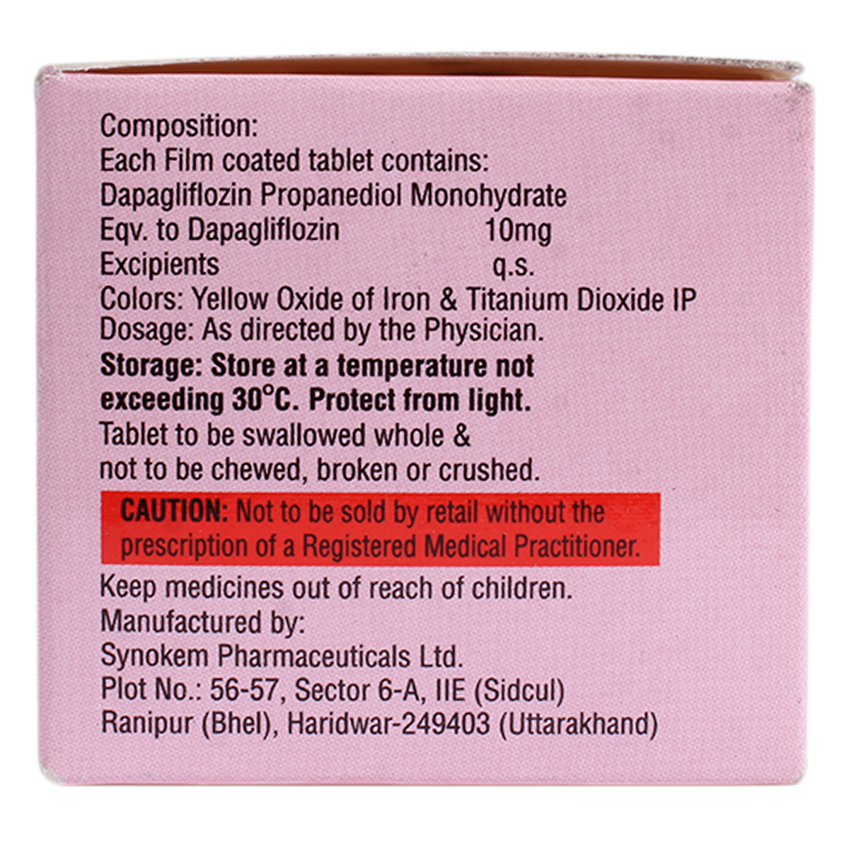 Dapaturn 10 Tablet 10's, Pack of 10 TABLETS Dapaturn 10 Tablet 10's, Pack of 10 TABLETS