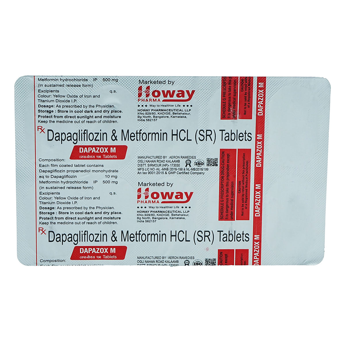 Dapazox M Tablet 10's, Pack of 10 TabletS Dapazox M Tablet 10's, Pack of 10 TabletS
