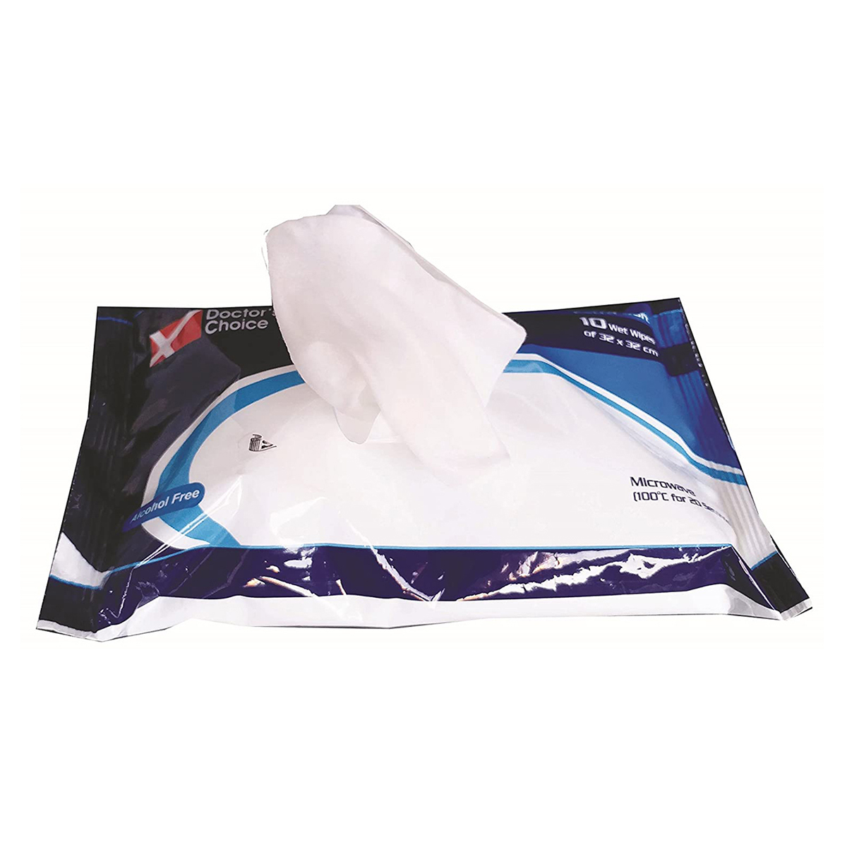 Doctor's Choice Alcohol Free Wet Wipes, 10 Count, Pack of 1 Doctor's Choice Alcohol Free Wet Wipes, 10 Count, Pack of 1