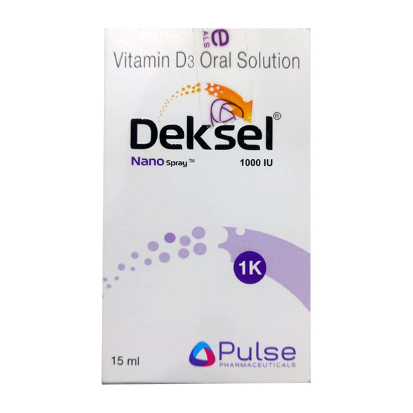 Deksel 1000IU Nano Spray 15 ml, Pack of 1 Deksel 1000IU Nano Spray 15 ml, Pack of 1