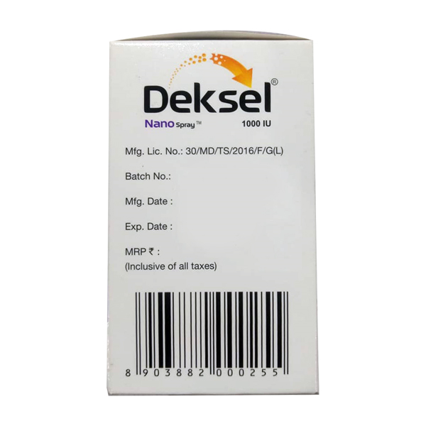 Deksel 1000IU Nano Spray 15 ml, Pack of 1 Deksel 1000IU Nano Spray 15 ml, Pack of 1