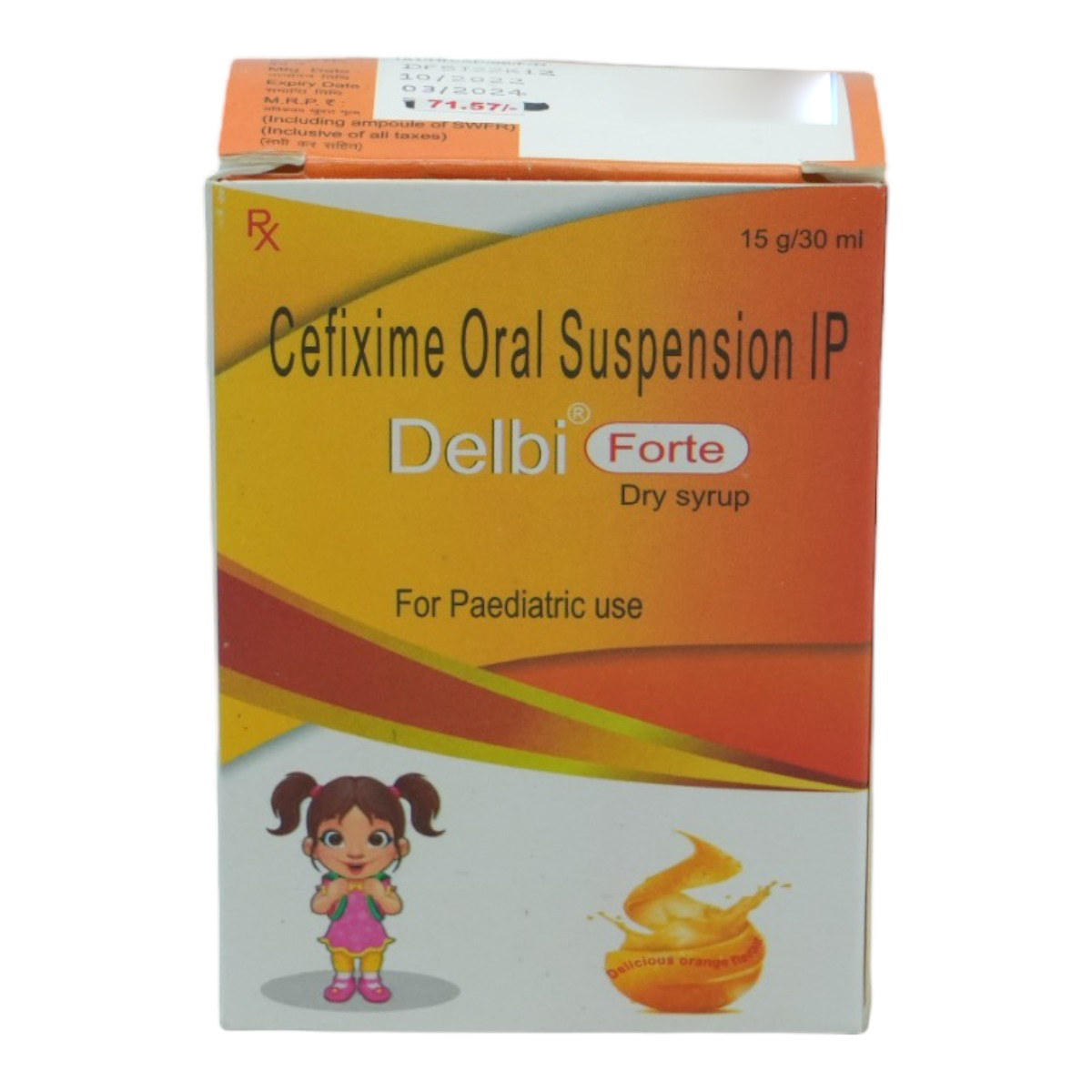 Delbi Forte Delicious Mango Flavour Dry Syrup 30 ml, Pack of 1 DRY SYRUP Delbi Forte Delicious Mango Flavour Dry Syrup 30 ml, Pack of 1 DRY SYRUP