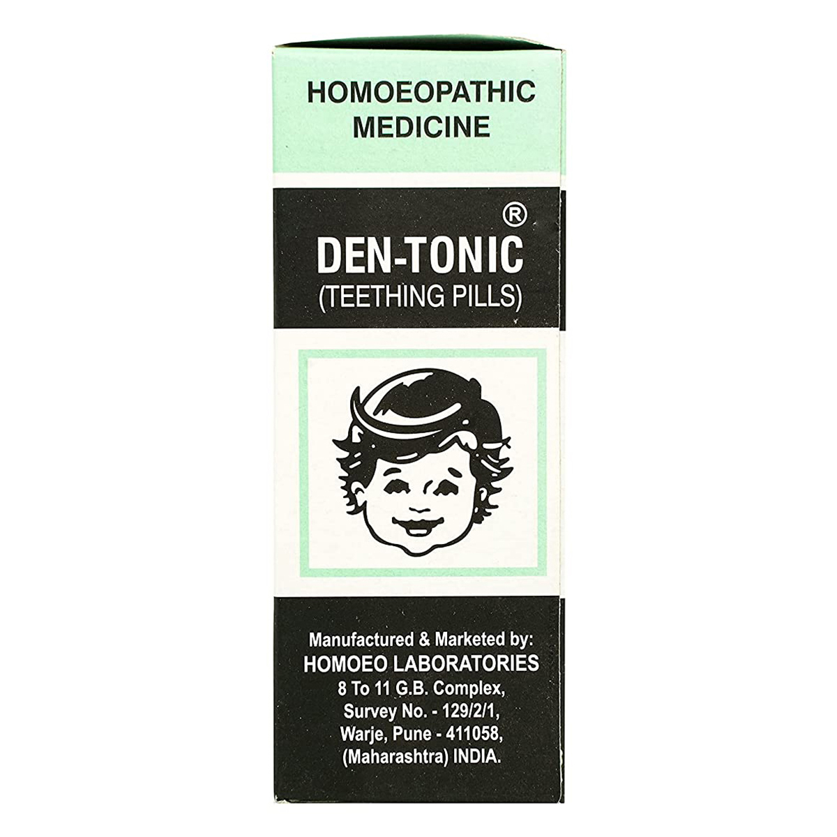 Homoeo Laboratories Den-Tonic Teething Pills, Pack of 1 Homoeo Laboratories Den-Tonic Teething Pills, Pack of 1