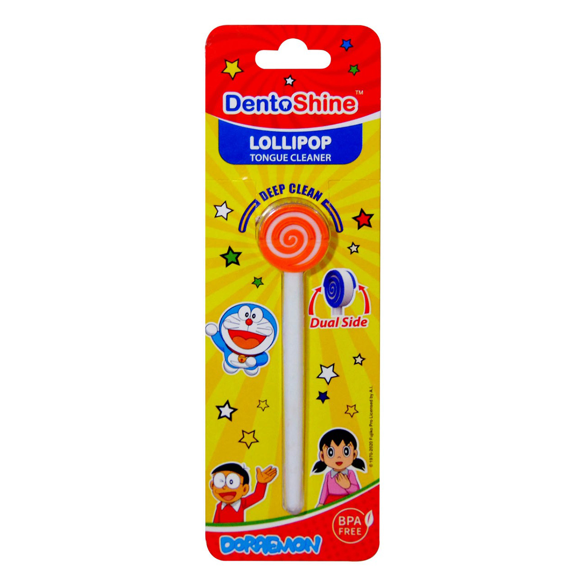 Dentoshine Lollipop Kids Tongue Cleaner, 1 Count, Pack of 1 Dentoshine Lollipop Kids Tongue Cleaner, 1 Count, Pack of 1