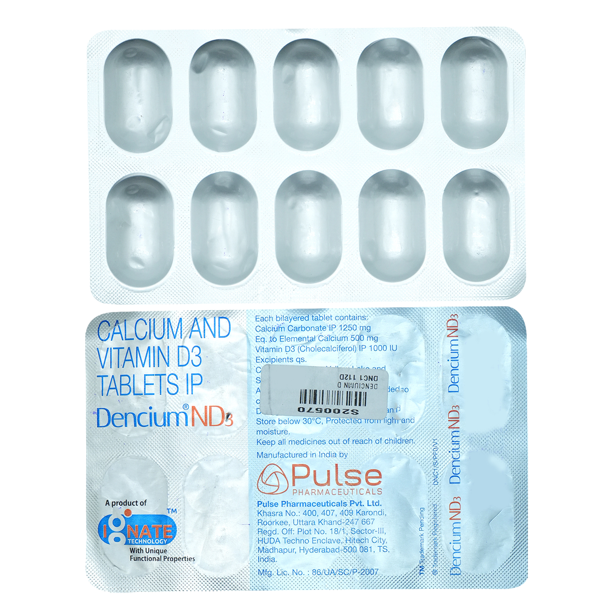 Dencium ND3 Tablet 10's, Pack of 10 Dencium ND3 Tablet 10's, Pack of 10