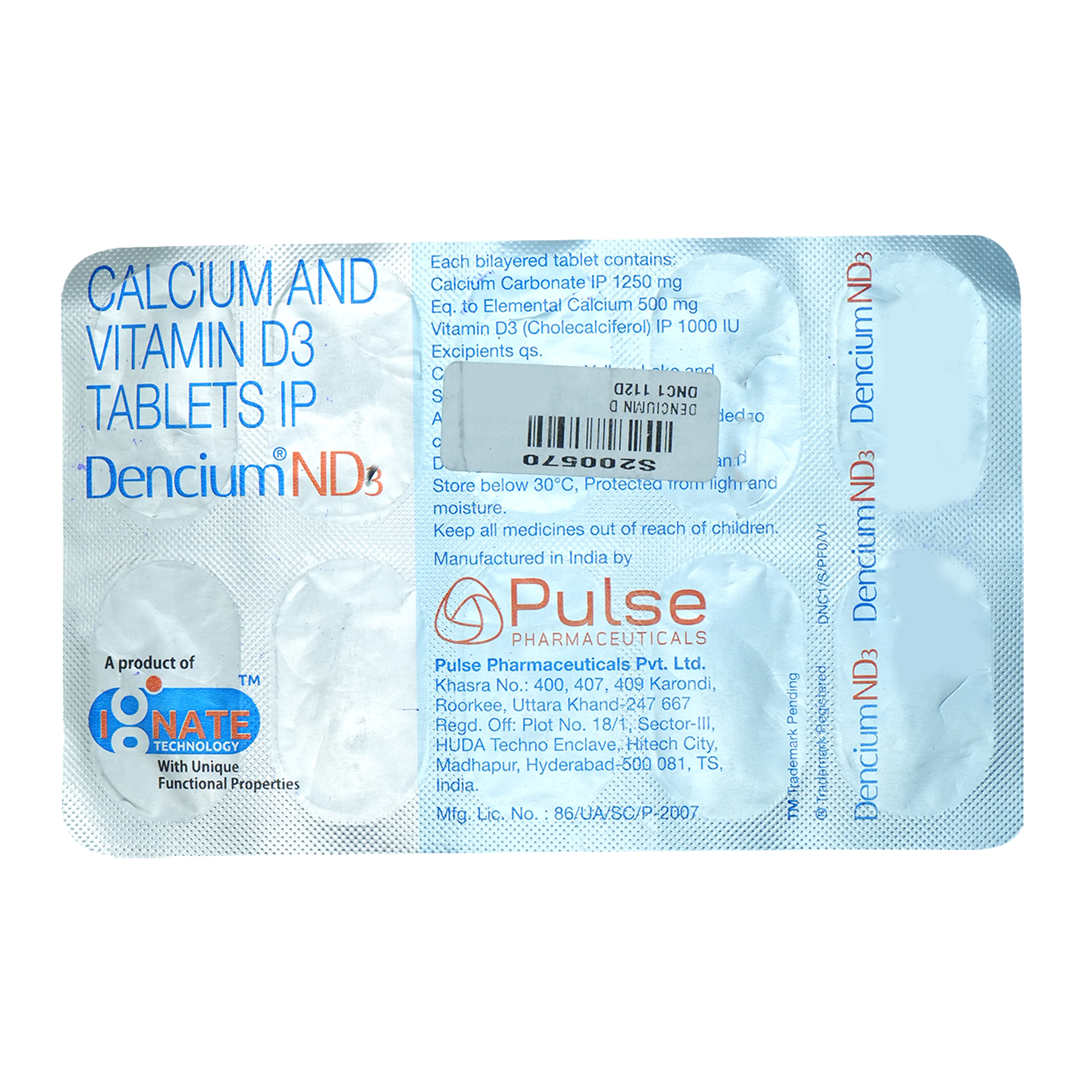 Dencium ND3 Tablet 10's, Pack of 10 Dencium ND3 Tablet 10's, Pack of 10