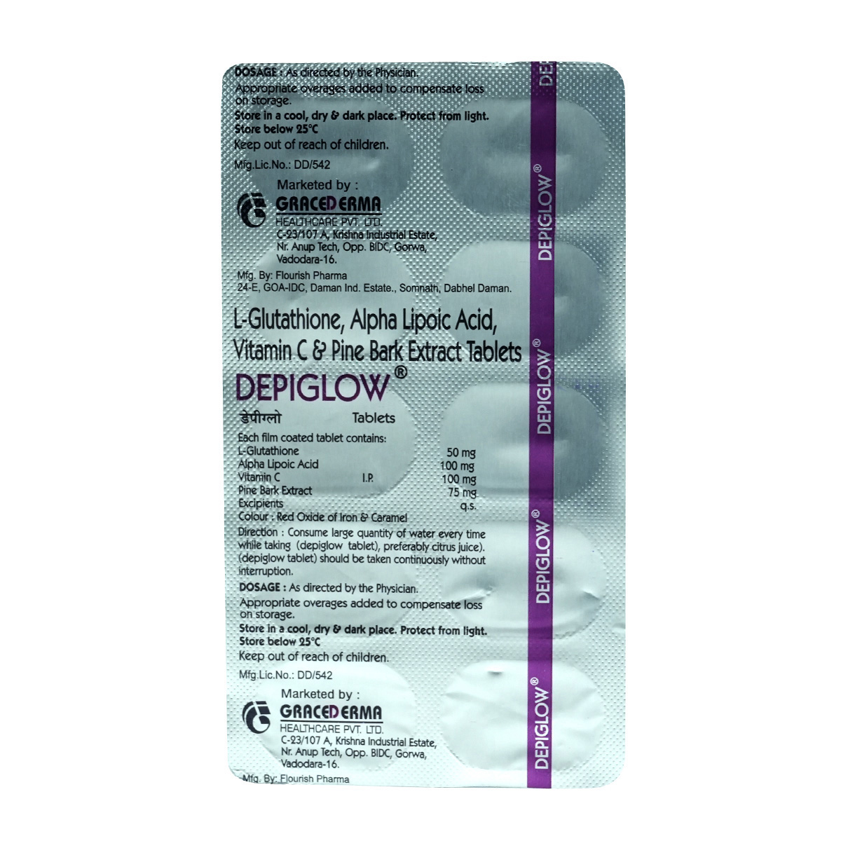 Depiglow Tablet 10's, Pack of 10 Depiglow Tablet 10's, Pack of 10